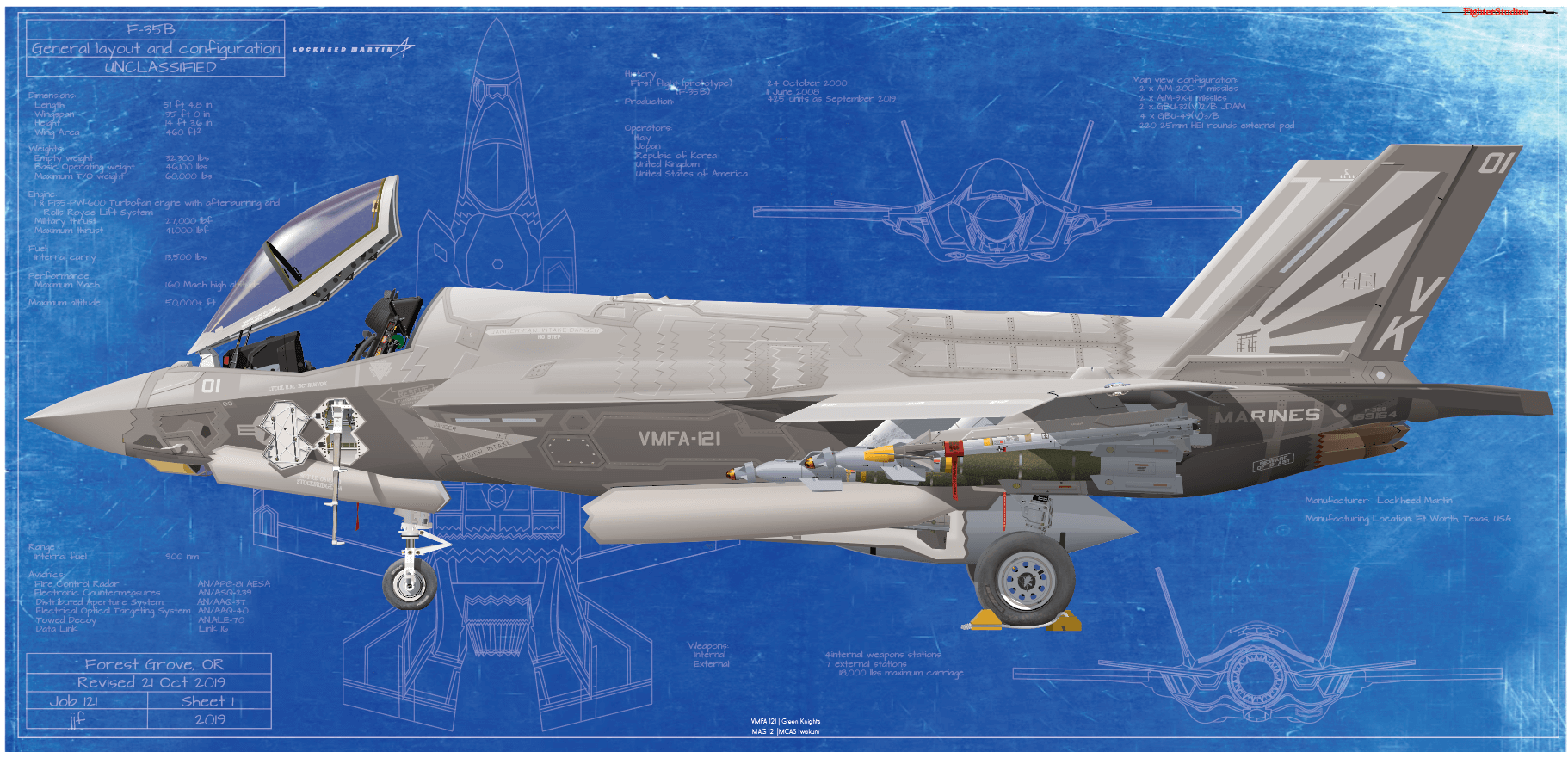 F-35B Lightning II, VMFA 121 